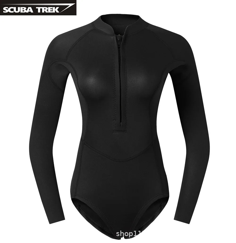 Women’s 2mm Neoprene Long Sleeve Diving Wetsuit