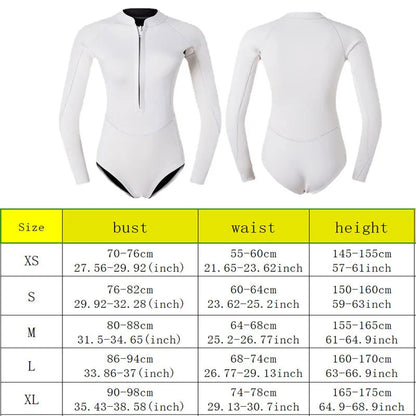 Women’s 2mm Neoprene Long Sleeve Diving Wetsuit