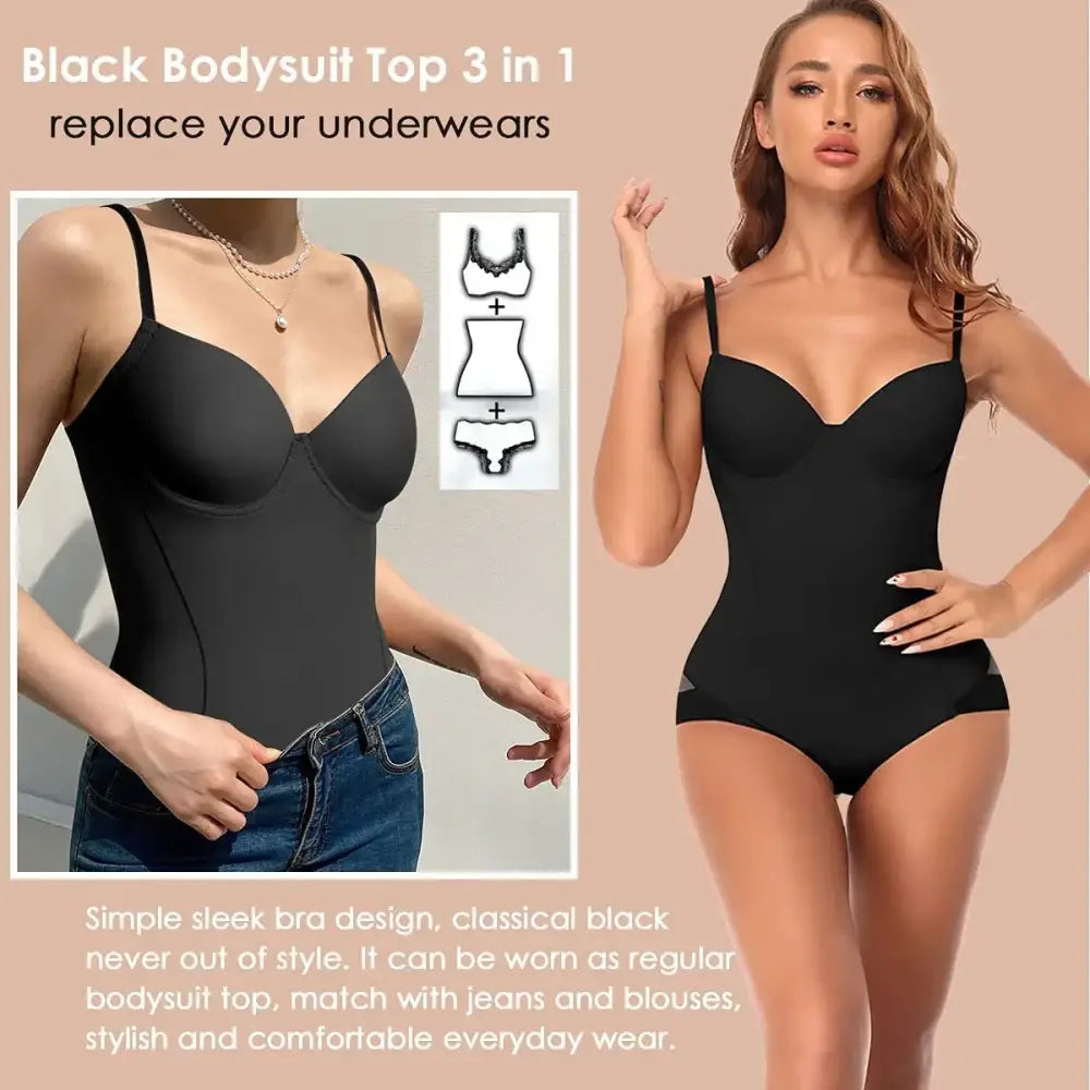 Women’s Bra Shapewear Bodysuit – Butt Lifter Waist Trainer Corset