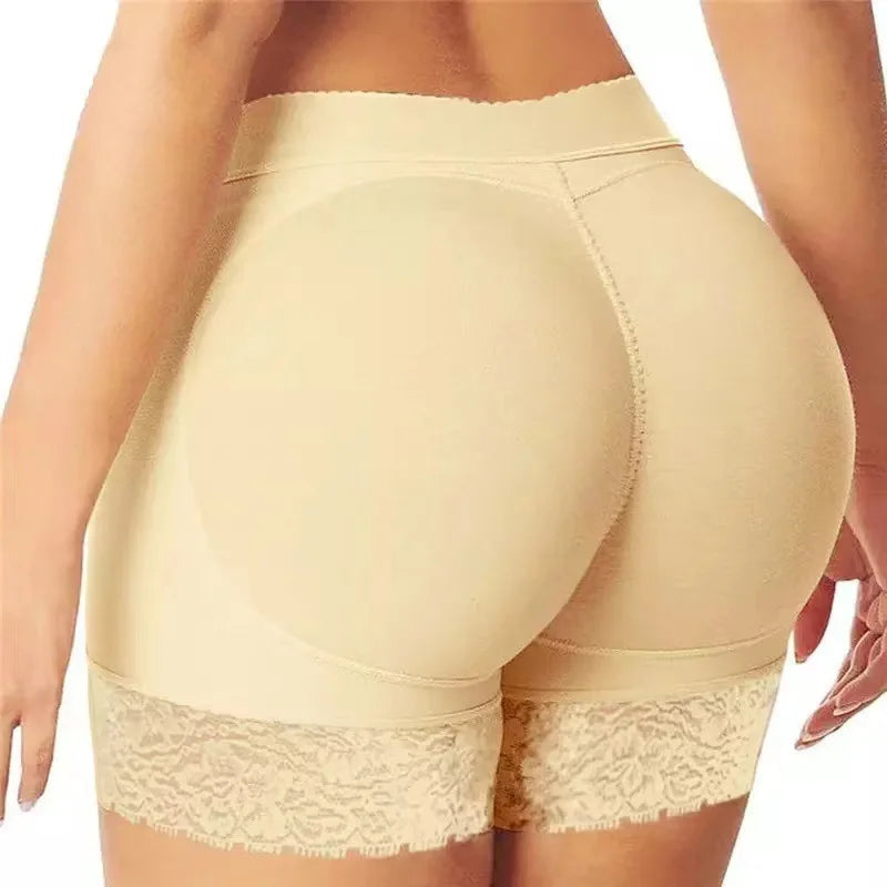 Women’s High-Waist Padded Butt Lifter Panties – Tummy Control Body Shaper