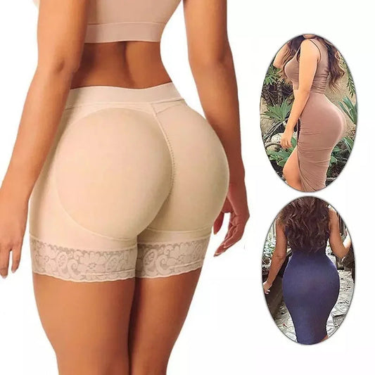 Women’s High-Waist Padded Butt Lifter Panties – Tummy Control Body Shaper