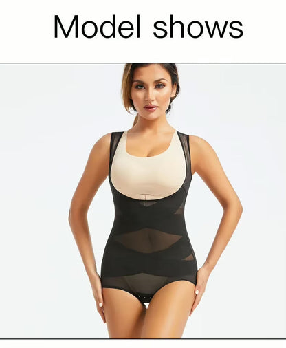 Women’s Seamless Full-Body Shaper Bodysuit – Tummy Control Underbust Corset