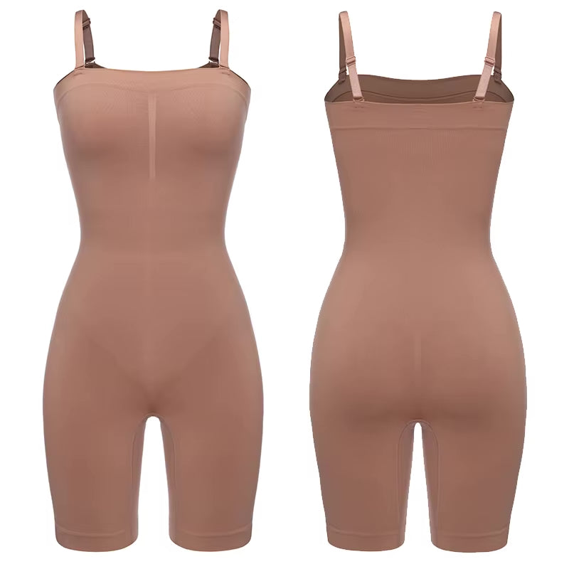 Women’s Strapless Shapewear Bodysuit – Tummy Control Butt Lifter Waist Trainer