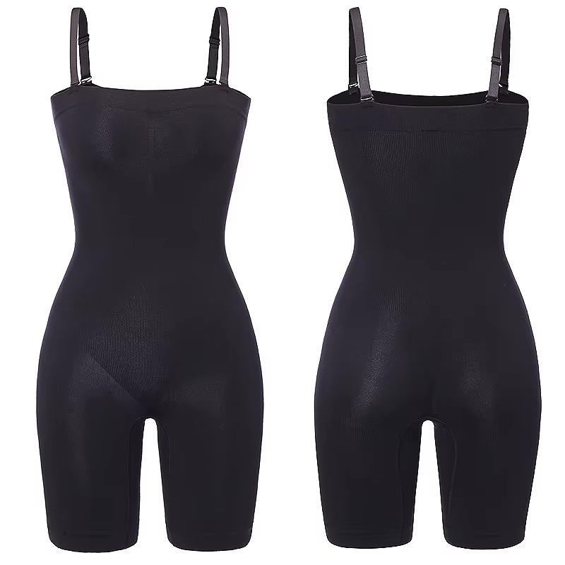 Women’s Strapless Shapewear Bodysuit – Tummy Control Butt Lifter Waist Trainer