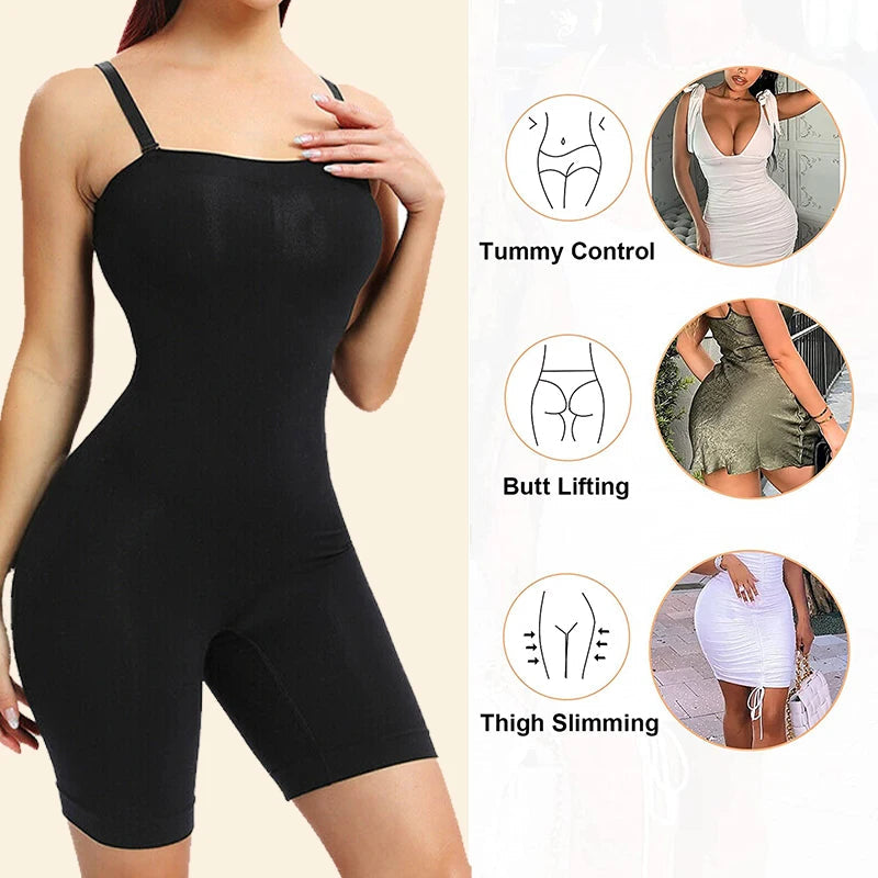 Women’s Strapless Shapewear Bodysuit – Tummy Control Butt Lifter Waist Trainer