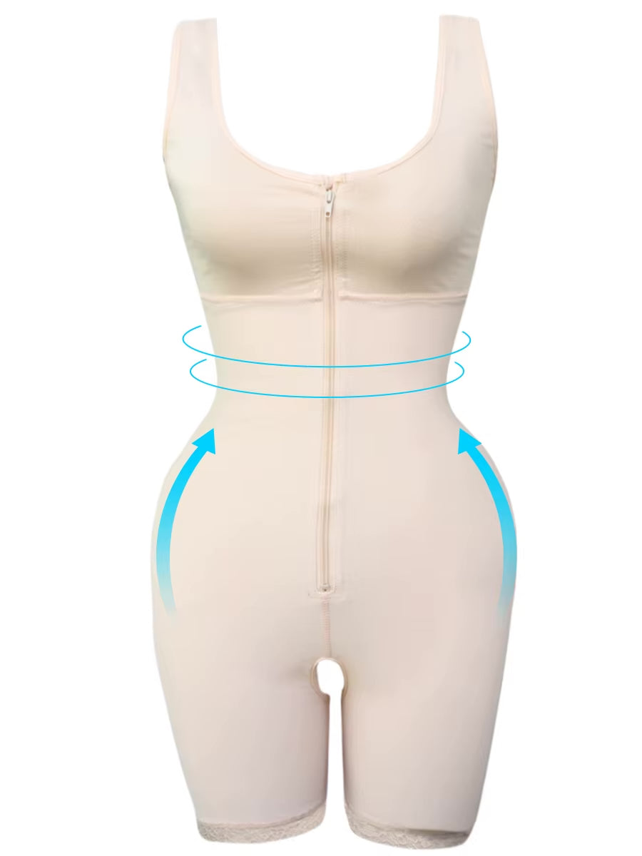 Women’s Waist Shaper Girdle – Waist Trainer, Butt Lifter, Thigh Reducer, and Tummy Control Shapewear